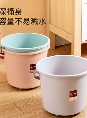 塑料桶地拖拖把桶拖布家40850甩干水桶长方形平海绵沥水用老板式