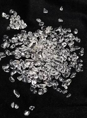 斤装价喜马缸拉40095雅白水晶碎石盆公景石鱼石饰