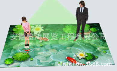 地面互动展品学校科普馆科技馆