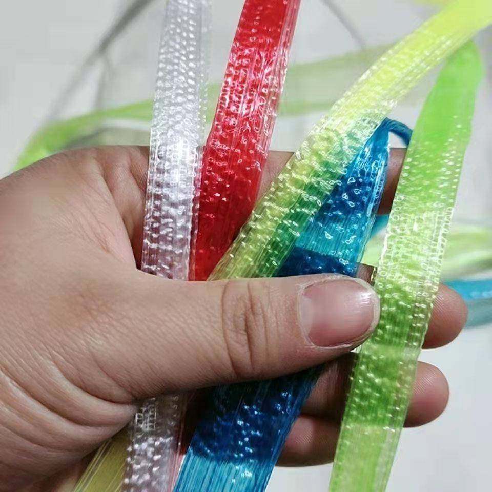 新品发泡捆绳扎绳BDV包菜捆绑扎口打包用装撕裂膜捆蔬扎线彩球捆