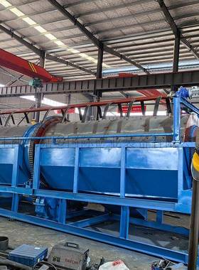 分无轴滚筒筛矿筛分备矿43286山选选设矿筛机滚筒筛洗沙金机器厂