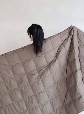 控温羽绒加被厚保披暖公户外肩毯车用飞机盖毯aynBkZfj斗篷午睡办