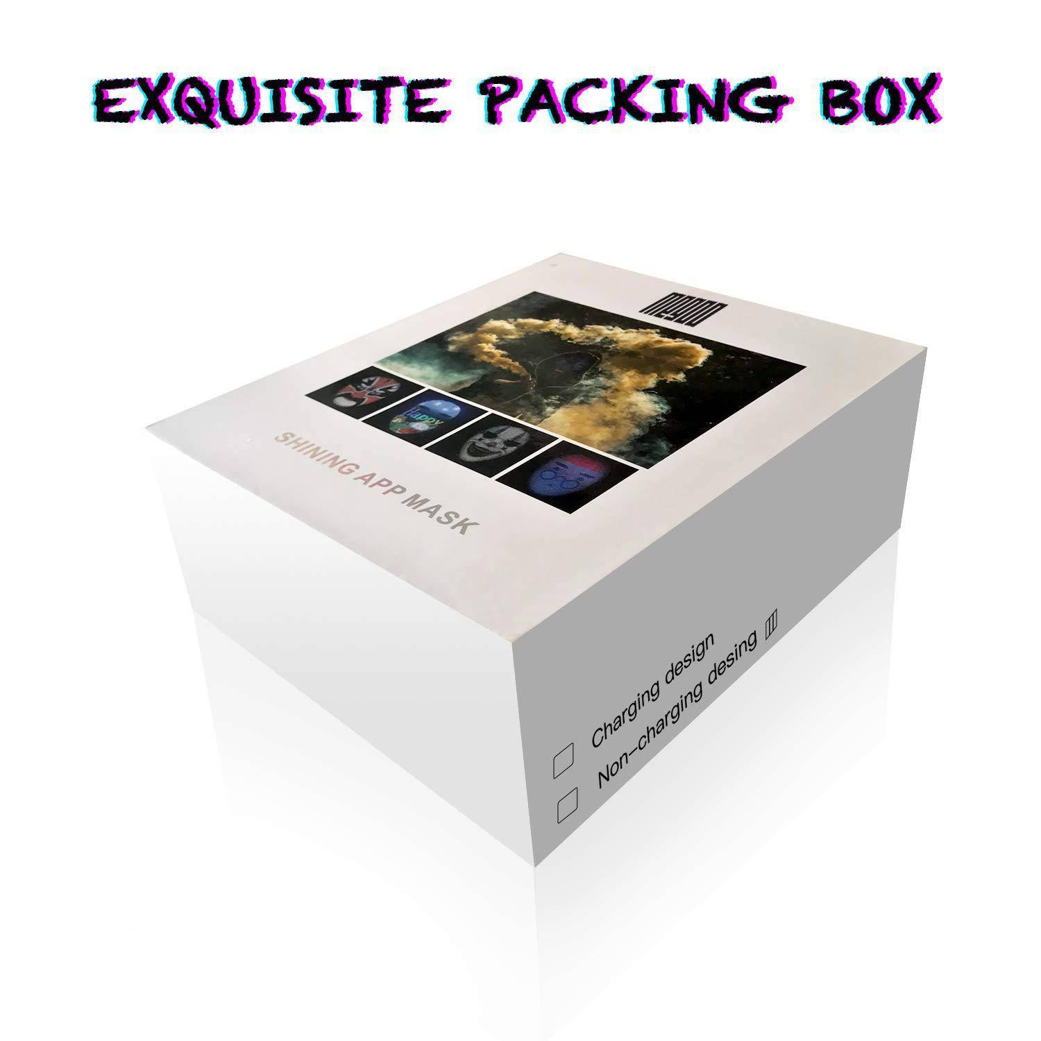 现货新款彩LEDOB-B0435变脸发光面具万圣节派对舞酒氛吧夜店会围