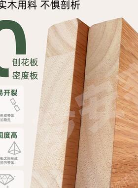 全实床1CST米8双人床米2橡木卧室木家米用原1木风单人床15床架