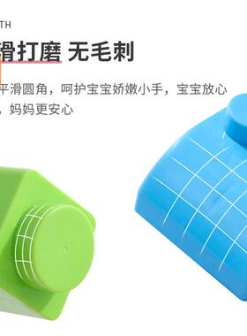 童幼儿建构大积木早教中玩心拼装玩具益LMF智才特大建筑城堡园积