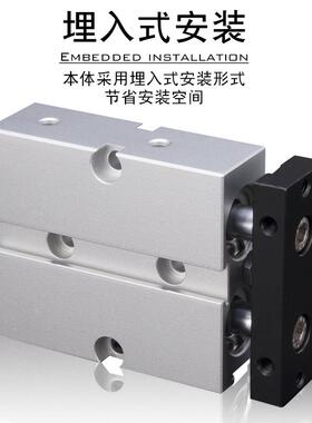 N/TDXA双轴气缸TN10/16/39220/25/232/40T/5010X0X40X50X100S