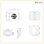 5050RGB0.2W七彩灯珠全彩0.W三色红绿蓝亮高5KVL0502RGB灯珠
