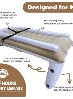 跨境婴充气床折垫儿童汽UEF车后排叠车载垫户儿植外旅行加厚绒气