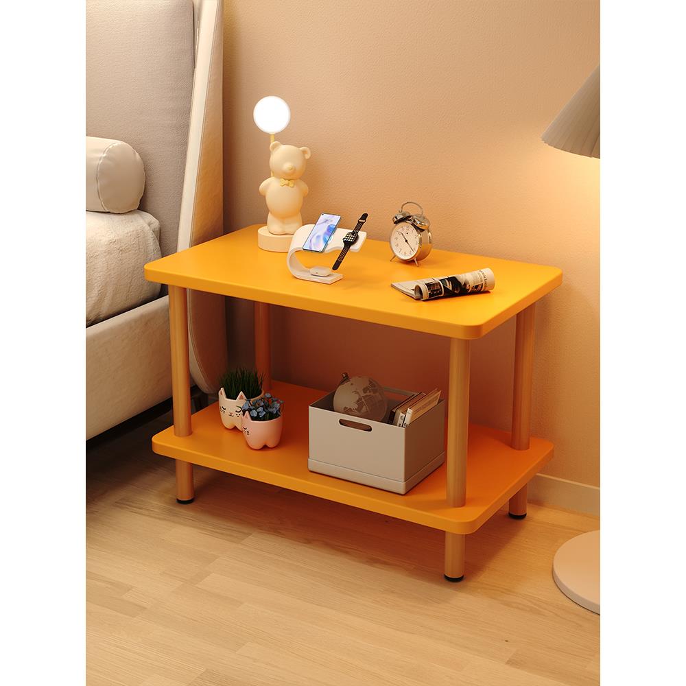 床头代置物架屋简约现家用卧室小型出租柜收纳储物柜XMS1极窄床边