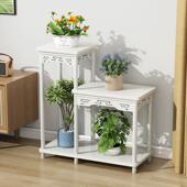 实花架式 花台阳木台家用落地式 室内客厅置物花架多肉中CCI绿萝盆