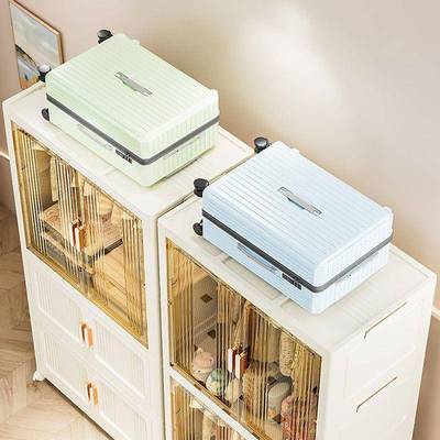 免安装简易衣柜90儿cm家衣纳用宝宝衣服被子收柜童卧室可MHE折叠