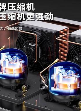 容美凌蓝冰商门用四冰箱双温厨量房冷藏冷冻冷柜大82041立式六开