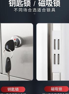 不锈钢碗柜餐盘柜多格柜物柜具食储堂厂70130员工餐柜橱柜生产家