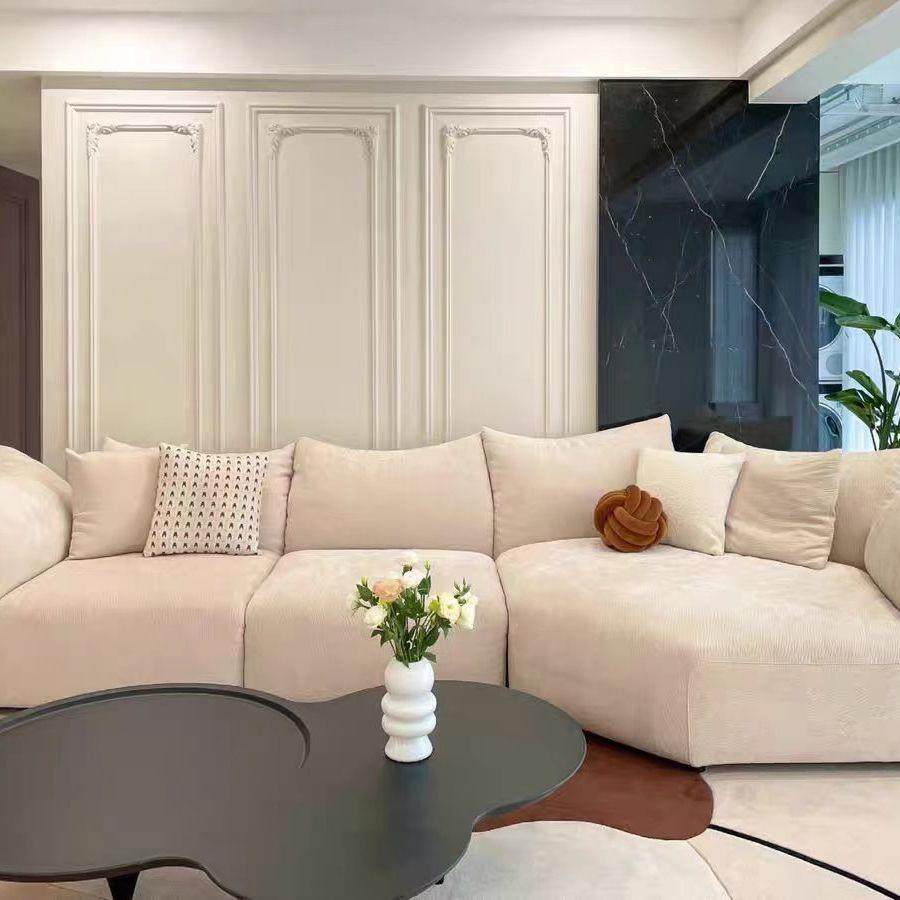 花瓣沙发意式约极简布异985弧形红现网代简轻奢客艺厅沙发大平层,住宅家具,布艺沙发,淘宝优惠券,粉丝福利购,淘宝优惠卷