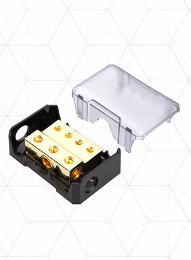 车音响放改装地线盒分线集线器分线负盒URY汽极保险座D功B-34