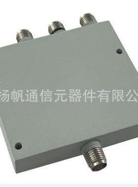 6-1GHz30W0.9AWCB插接损低驻波d比4路微带功分器SM8A母型口