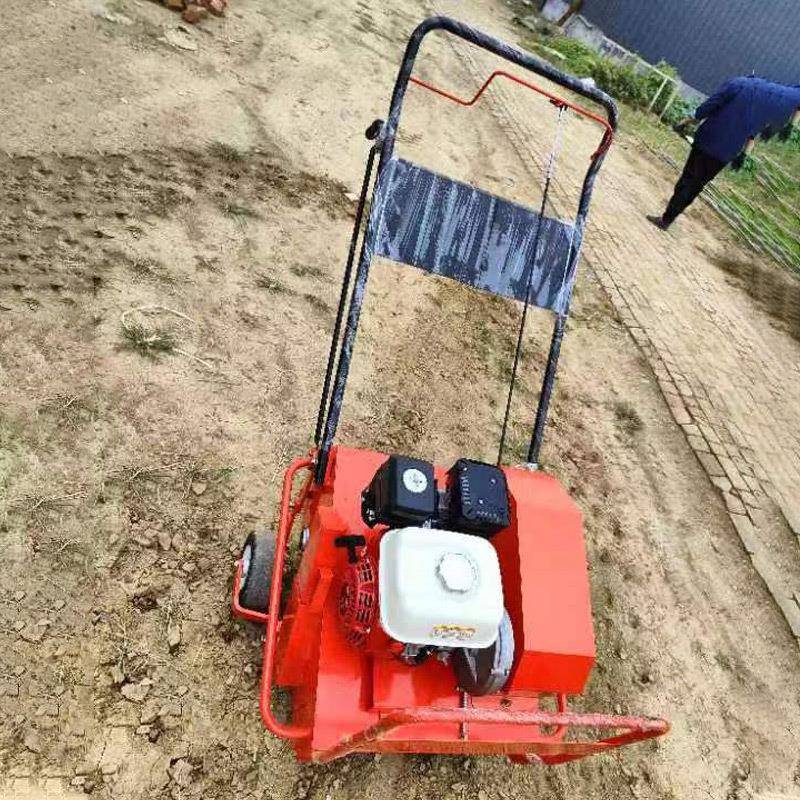 厂直发推草打坪孔机汽油自走草坪打洞手机园林草坪打RTG孔工器