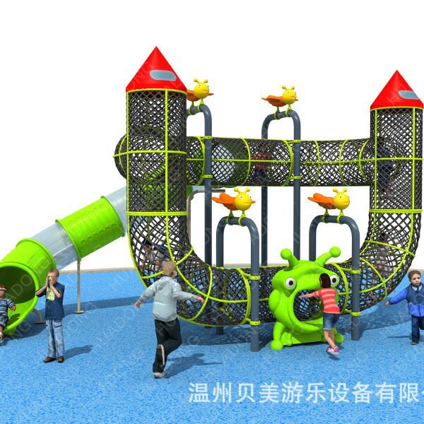 非标户外儿童爬网攀岩体能设备