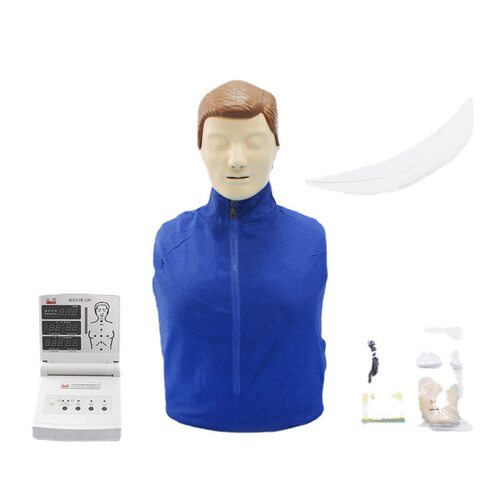 医博半身电脑心肺复苏模拟人/人工呼吸急救训练模型/BIX/CPR230