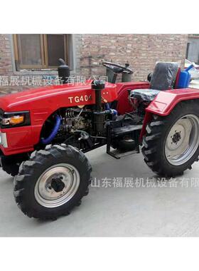大马力低耗轮式拖拉机油正/OUX偏坐灵活旋耕机小型农用柴油拖拉机