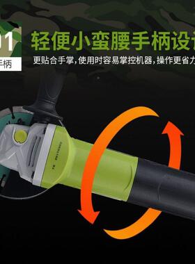 坦克功磨光机角机1200W大399率切割机磨开槽磨机抛光机打机坦克s1