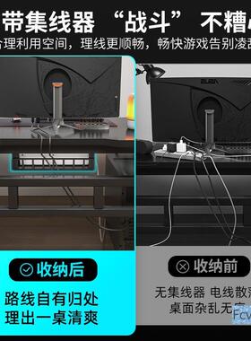引长方形办公桌家用实木电JPK桌学习桌工作脑台卧室锴台桌式电竞