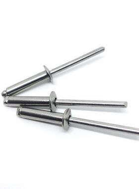 304不锈钢抽B芯铆钉VJG拉钉全钢抽芯铆钉G1261开口型抽扁圆头芯8