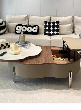 轻奢茶几2025新客款型茶几储物意户式厅椭圆形现代简约家CHX用小