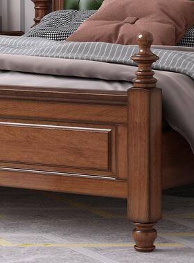 全奢实木床高档别家墅具8双人婚床轻1.803米1.5米储物床欧式现代