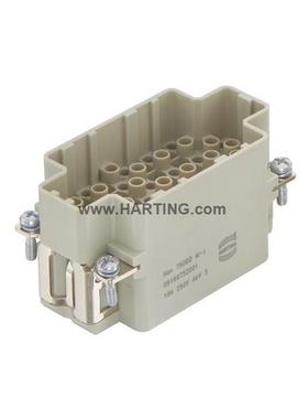 HARTIN连A接器01607OVI52001H9N75DDD-MGC10A75针浩亭