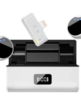 2025年M9圆型麦无线麦克风直播克风短IHT视频麦风领夹麦克克风