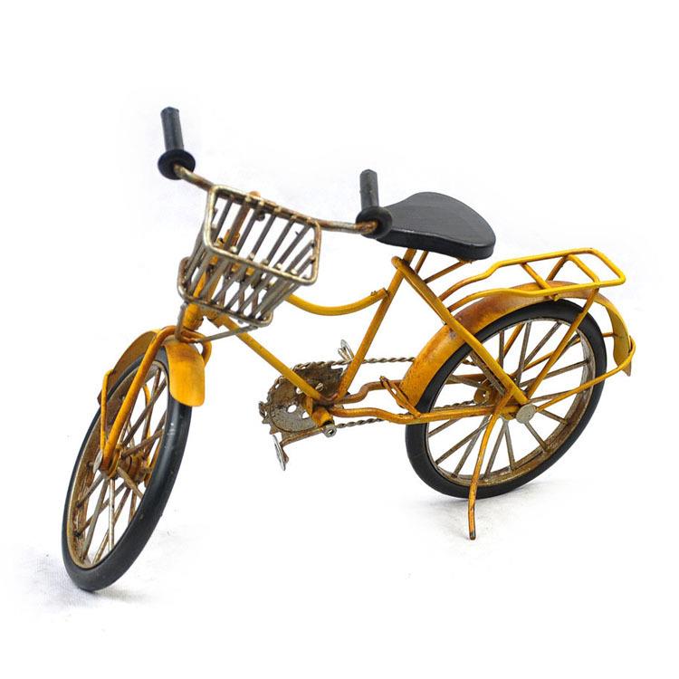 复古纯工铁艺自行车模型154旧怀车模摆件家软装居手饰品摄影道具