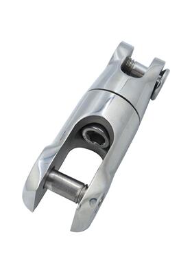 船用锚连接器3RNQ配16不锈钢游转艇锚件6-8/10-12万向锚旋接头