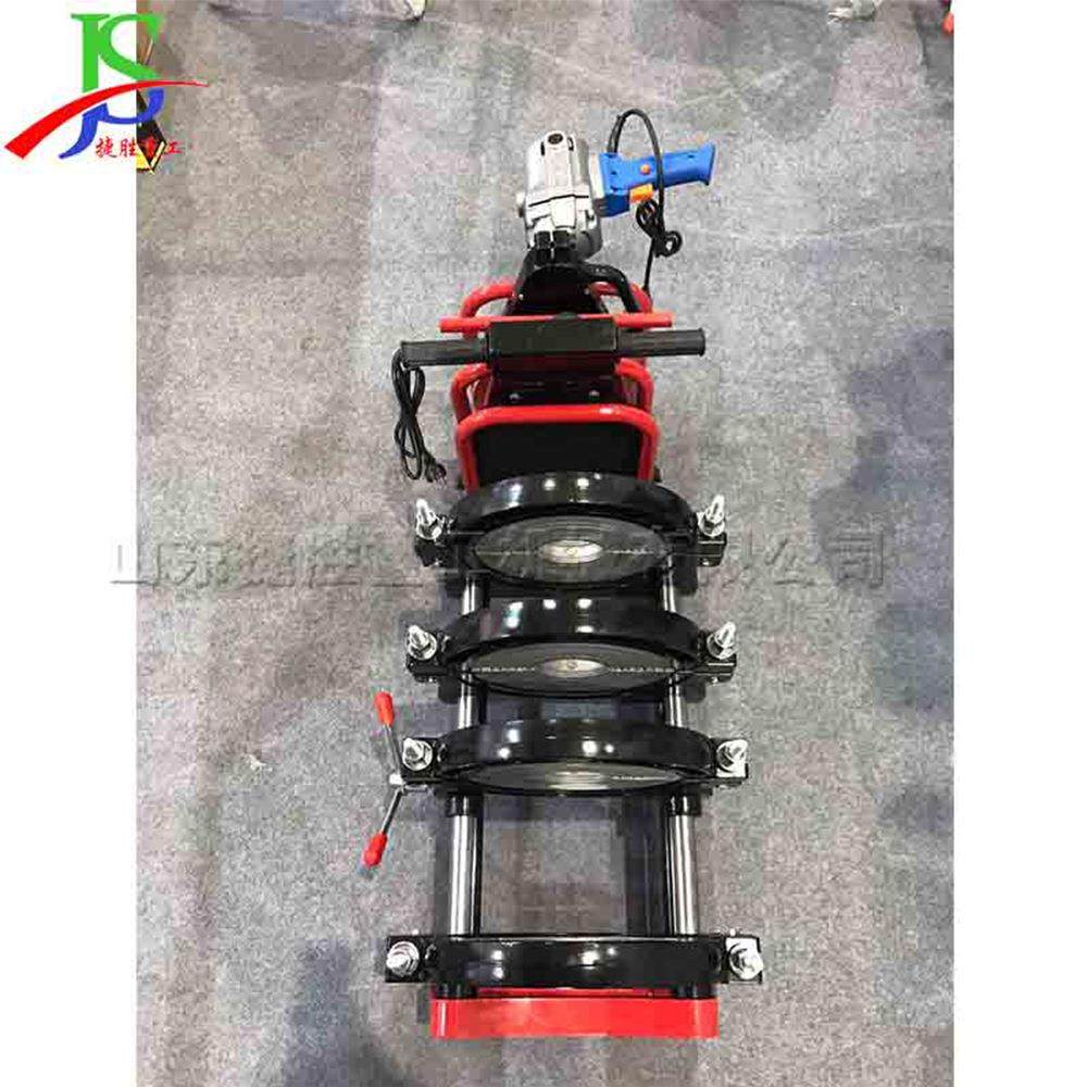 电动PE管塑料对焊机 小型手动热熔对接焊机 PP管两环四环焊接机