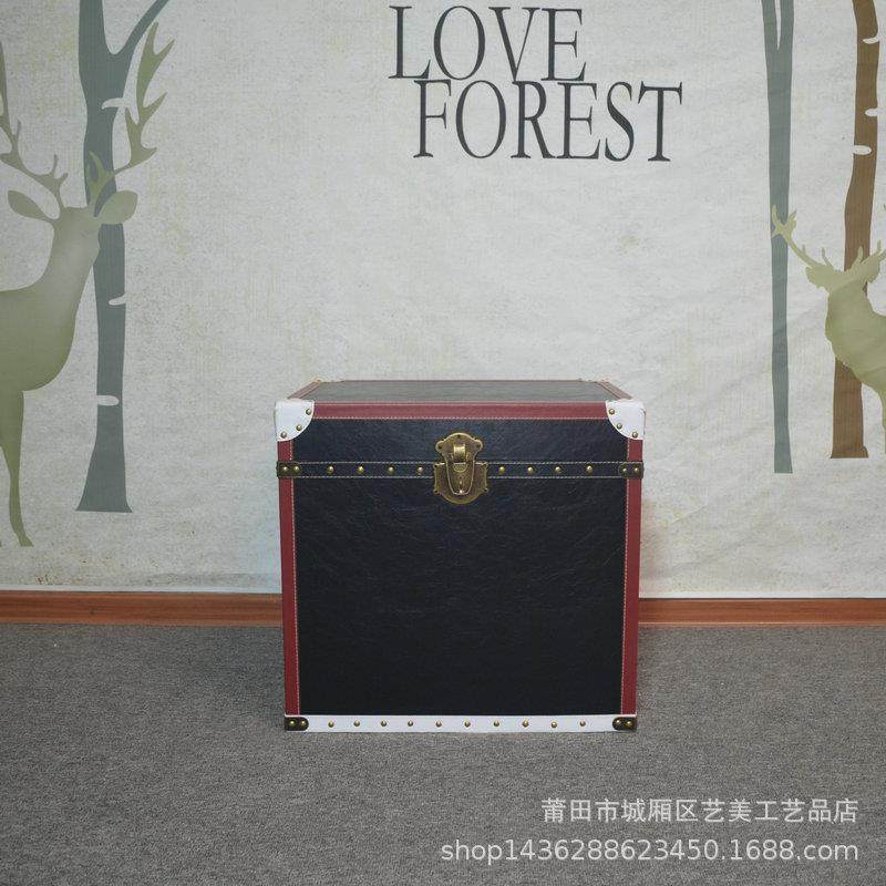 美式乡村做旧卧室床边柜简约现代客厅沙发收纳储物边几简美小户型