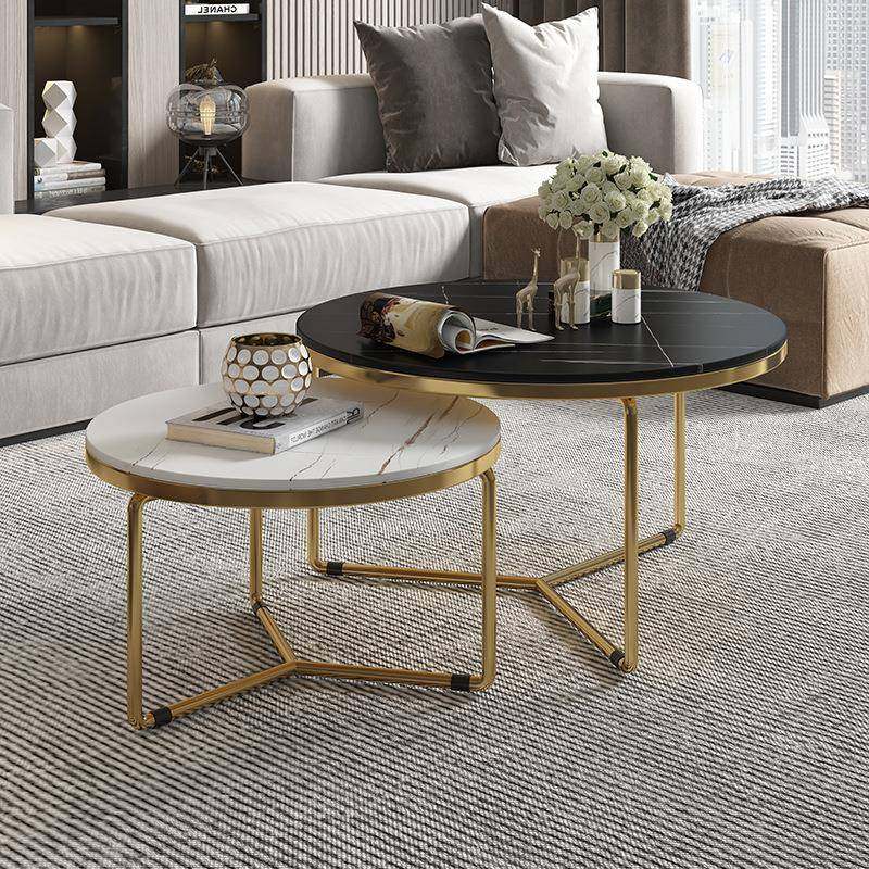 轻奢岩板圆形茶几组合简约现代小户型北欧网红沙发茶几客厅家用桌,纺织面料/辅料/配套,纺织机械配件,淘宝优惠券,粉丝福利购,淘宝优惠卷