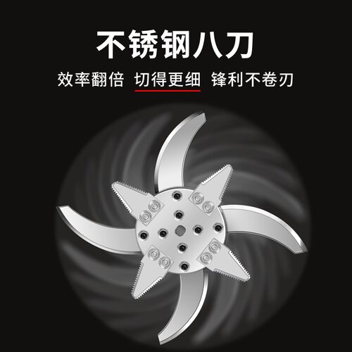 切草机碎草机电动秸秆粉碎机切碎机养殖铡草机猪草牛鸡鸭家用小型