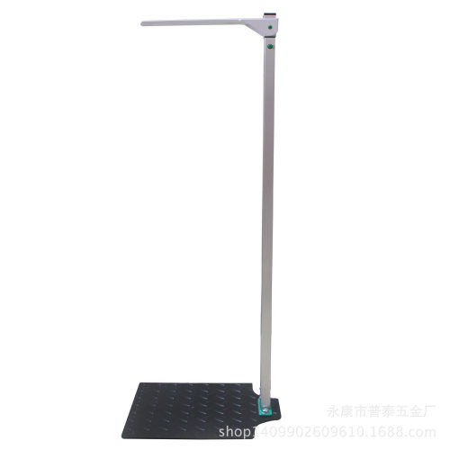 铝合金成人站板身高尺婴儿卧式量尺2M金属铝合金身高杆