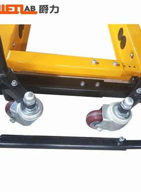 爵UAB周转箱专用推叉车车具工工具力车手动叉车搬运工具升降叉车