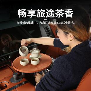 汽桌车便携式载FJP板托盘折叠桌车内悬浮小桌板副可驾驶小桌板车