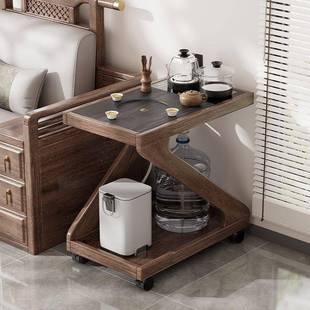 阳台几茶小桌椅茶台小家用实木茶车客厅茶DLZ沙发边几烧水壶一体