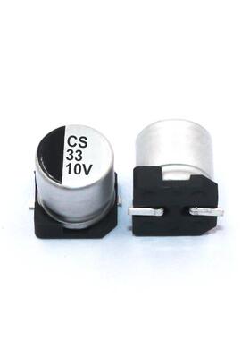 RYG3CS贴片铝电电容解3UF10V体积4*5.厂4mm10V33UF贴片电解电容家