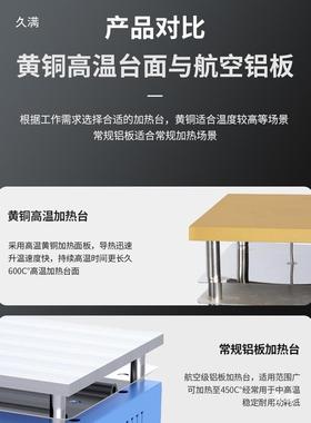 功率高学校0843实验室60度电热恒温大加热温板数显加热实验室预热