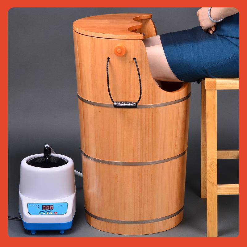 ?蒸木熏蒸木桶F7TM7HMT过膝盖汗蒸汽桶用蒸脚高深桶家加高泡脚洗