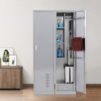 304不锈钢洁学校卫生拖把扫柜具把保洁工收纳柜杂物清储物FBP清洁