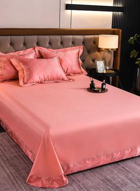 lc双人纯棉.j58852床单单件全棉布料季纯色斜纹大炕单被单1.051春