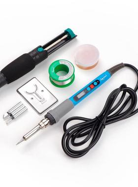 数显烙铁恒温焊YVZ直插式电烙铁电6率0W功内热式笔电烙铁焊锡套装
