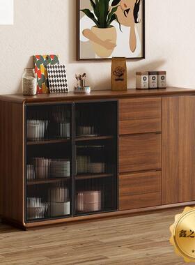 客厅餐物边靠墙柜体置柜餐边柜储物一柜现代简约茶水柜95134新中