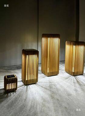 户太能阳灯木灯庭外院灯草坪FULIN-DJ实灯花园布置装饰灯露营灯露