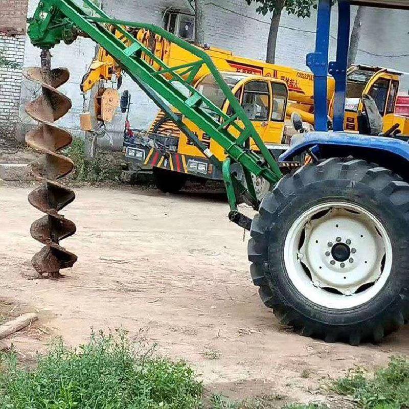 车载加式大型螺旋长RUB钻坑机地下打矿护石开采洞机公路栏埋桩挖